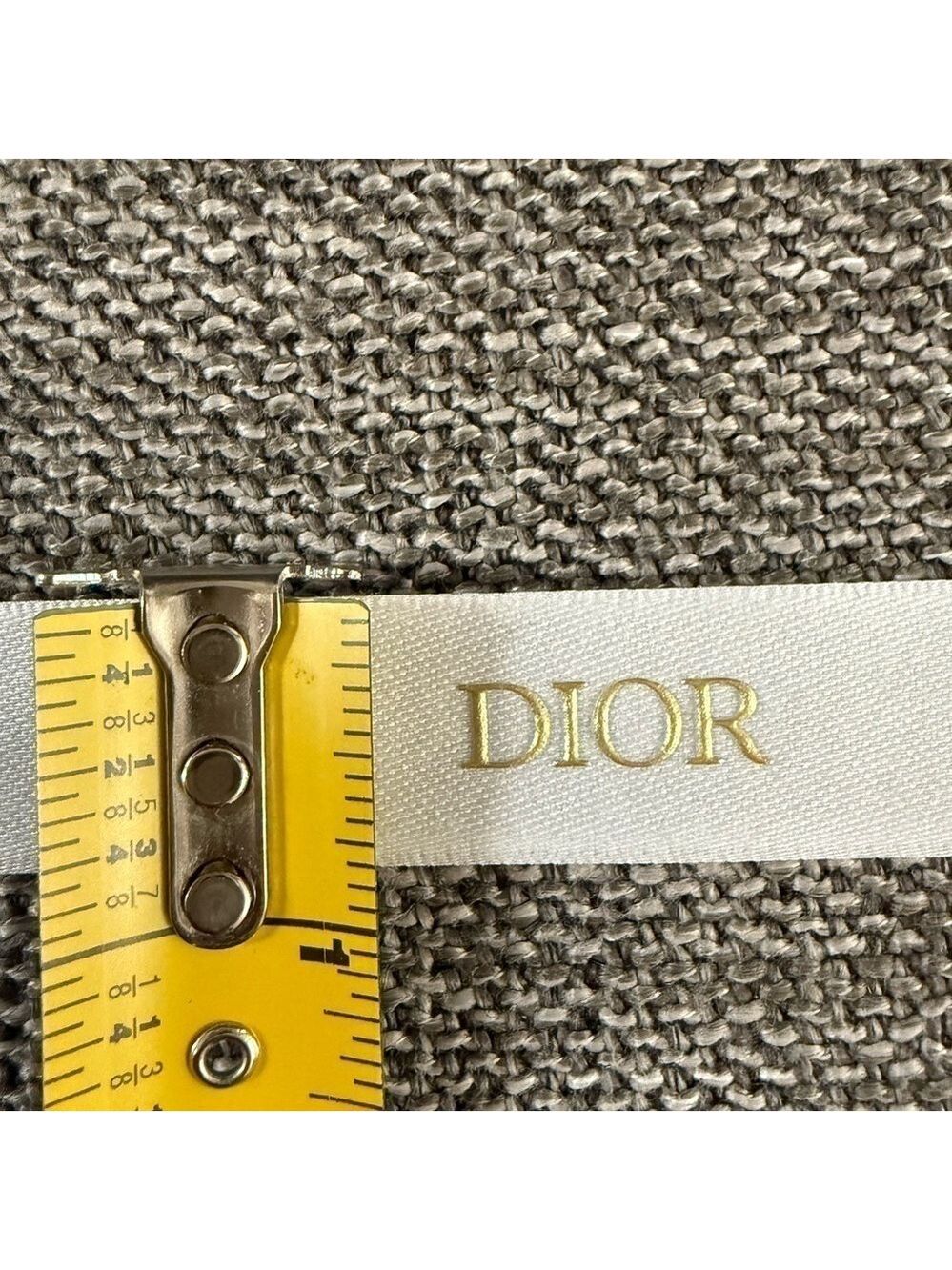 Dior Logo White Matte Authentic Ribbon 53 Inch New - Picture 8 of 9